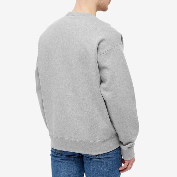 Nike Men's NRG Fleece Crew Sweater Solo Swoosh CV0554-063 Grey SZ MEDIUM New - Picture 5 of 6